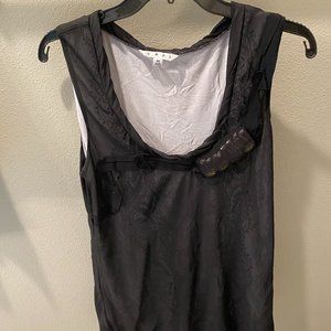 CAbi Illusion Black Layered Tank